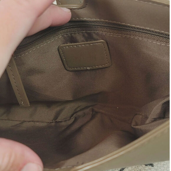 H&M SMALL SHOULDER BAG IN TAUPE BEIGE - Picture 7 of 10